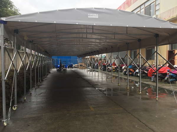 移动活动推拉雨篷