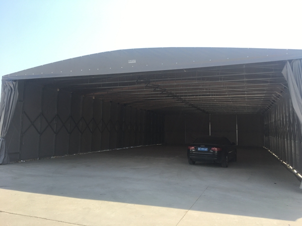 移动活动推拉雨篷